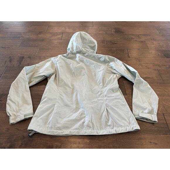 Columbia Womens Mint Green Windbreaker Full Zip Raincoat Jacket Size XL WL0127 - Picture 3 of 9